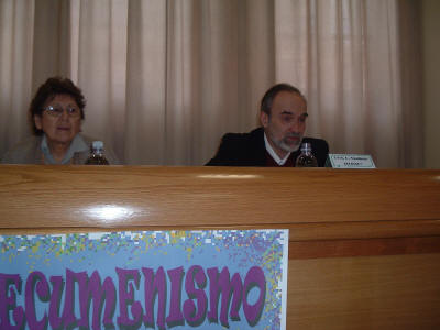 P. Vladimir Zelinsky e la signora Franca Long